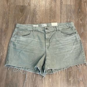 Universal Thread• Olive Vintage Midi Stretch Cutoff Shorts